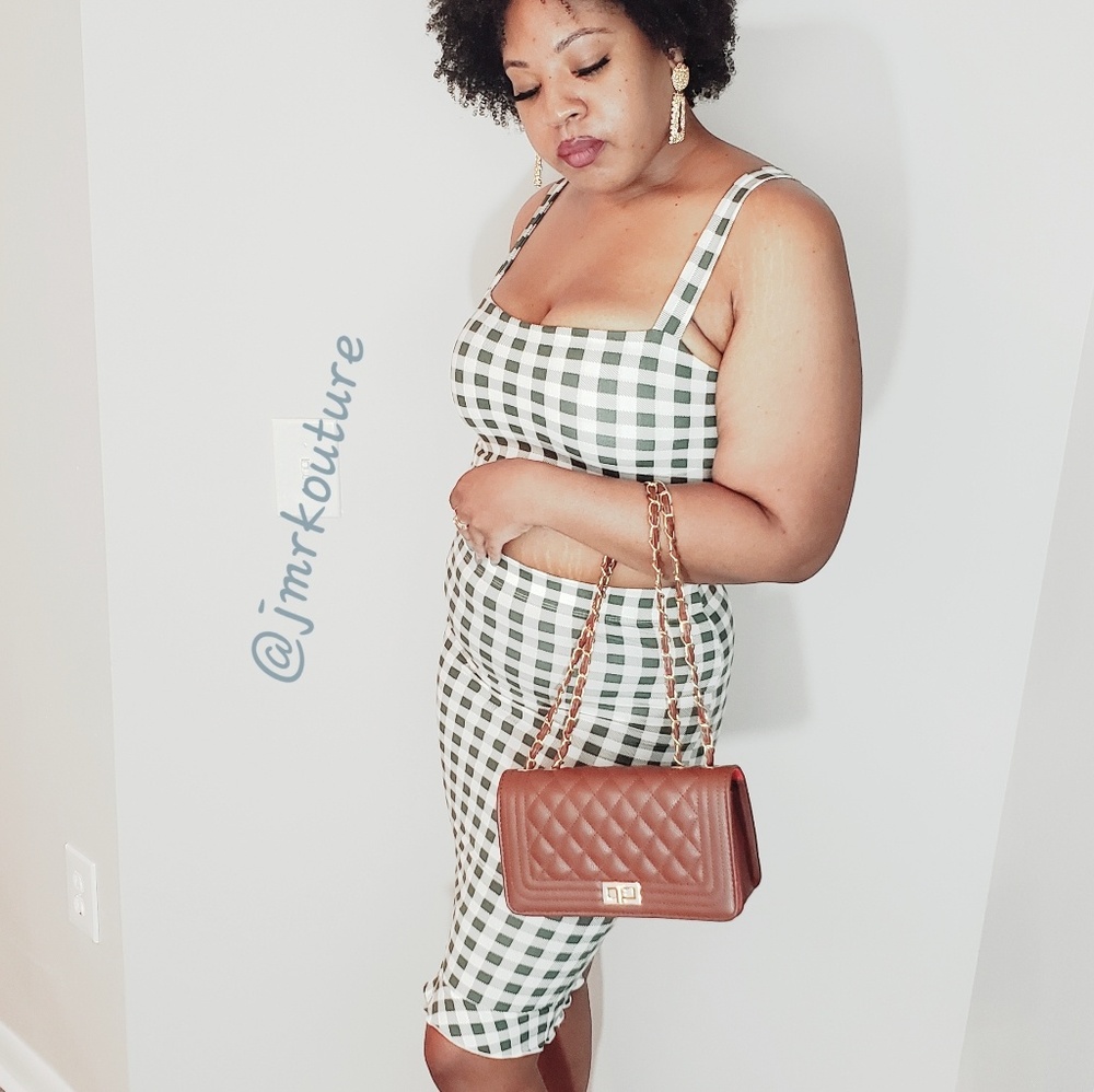 Green spotted me 2pcs set